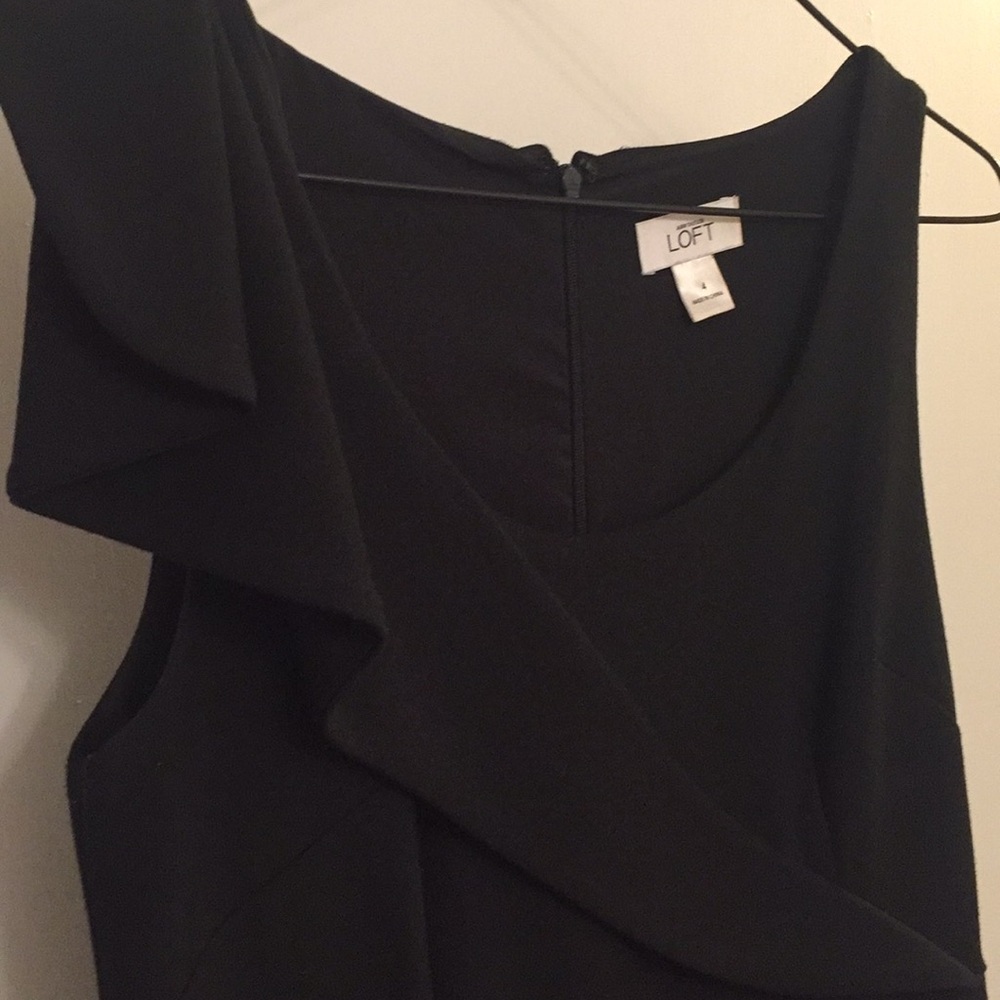 Loft Chic Little Black Dress - Picture 3 of 6